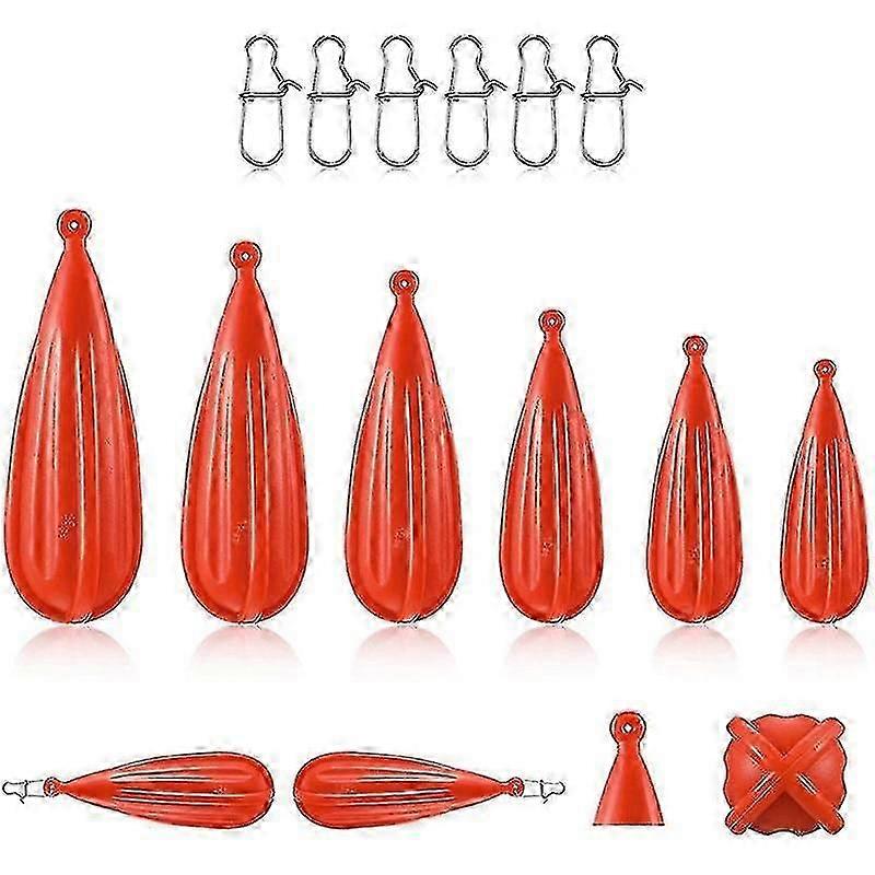 Fishing Practice Plug Fishing Casting Plug Baitcasting Rubber Practice Plug Suitable for Improving Casting Skill,6Pcs