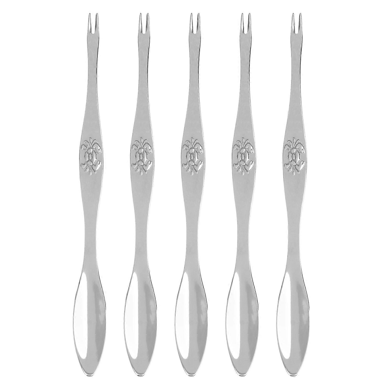 Stainless Steel Crab Eating Tools Set with Fine Polishing and Safe to Use for Kitchen 5pcs
