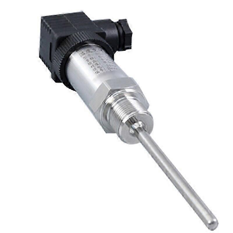 Pt100 Integrated Temperature Sensor Transmitter Probe 4-20mA Stainless Steel for Water and Oil Temperature Control