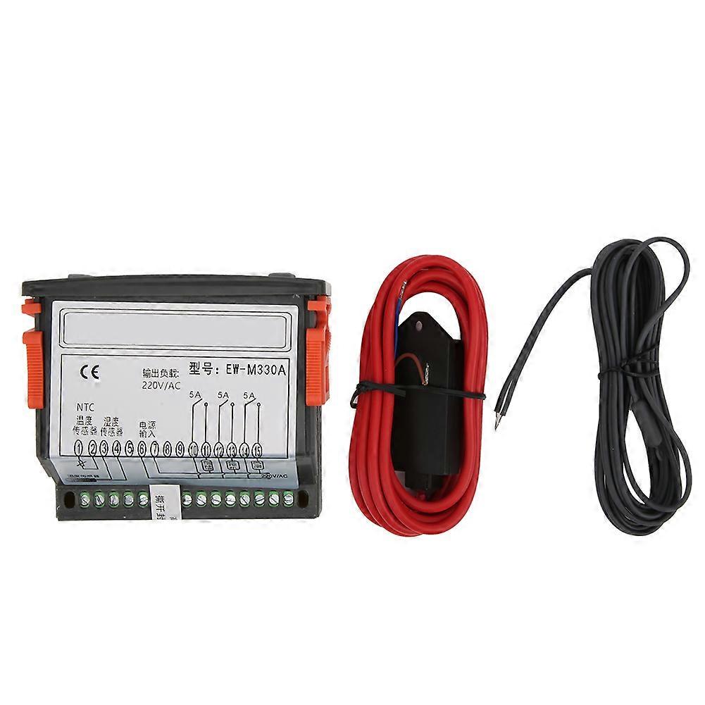 EWM330A AC220V Dual LED Temperature Humidity Controller Digital Thermostat