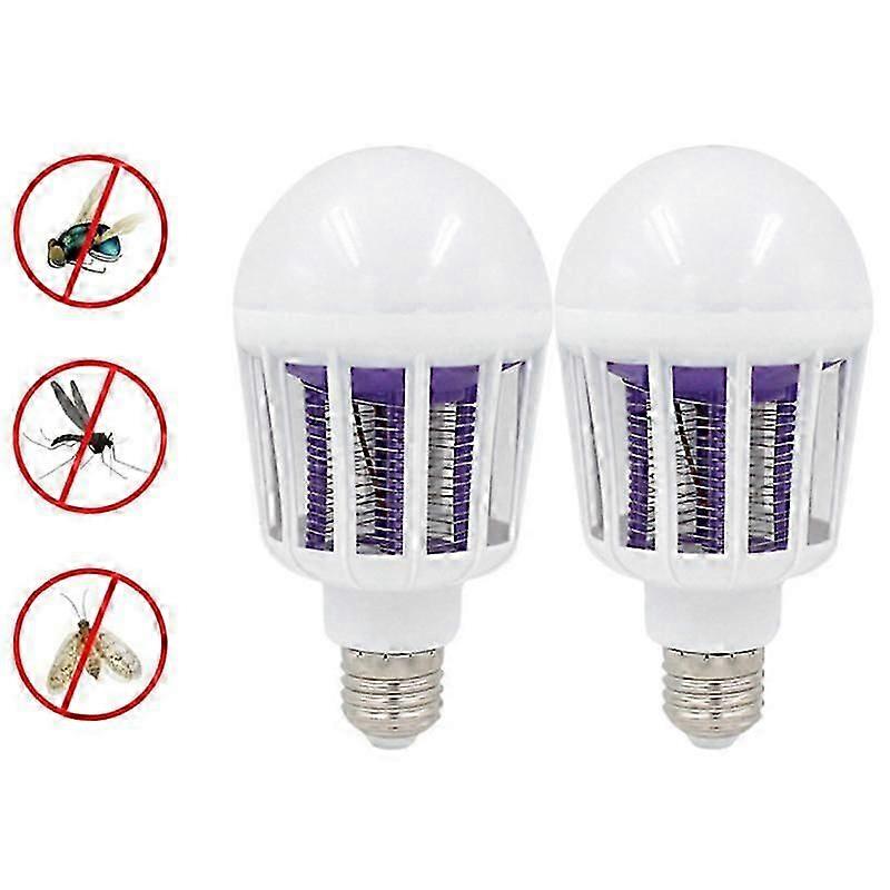2x LED mosquito killer bulb E27 LED bulb for domestic lighting Bug Zapper trap lamp insect Anti mosquito repellent light