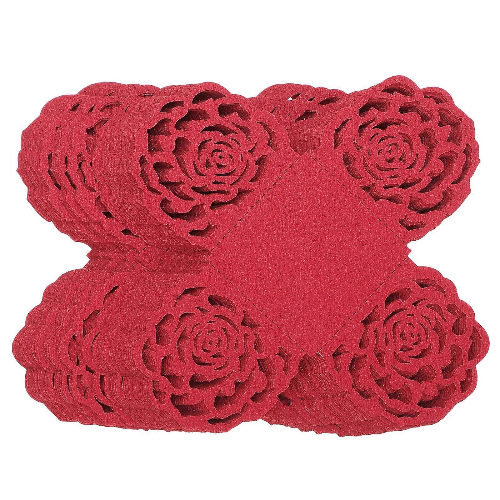 50pcs Chocolate Candy Cups Hollow Out Chocolate Muffin Wrappers for Wedding