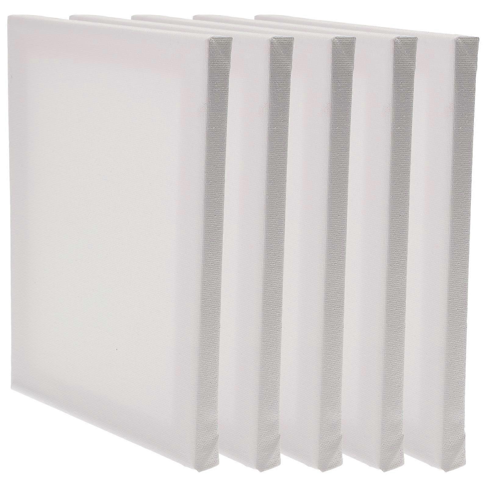 Bulk White Painting Canvas Set with Excellent Craftsmanship for DIY Art Projects 6x8 Inches