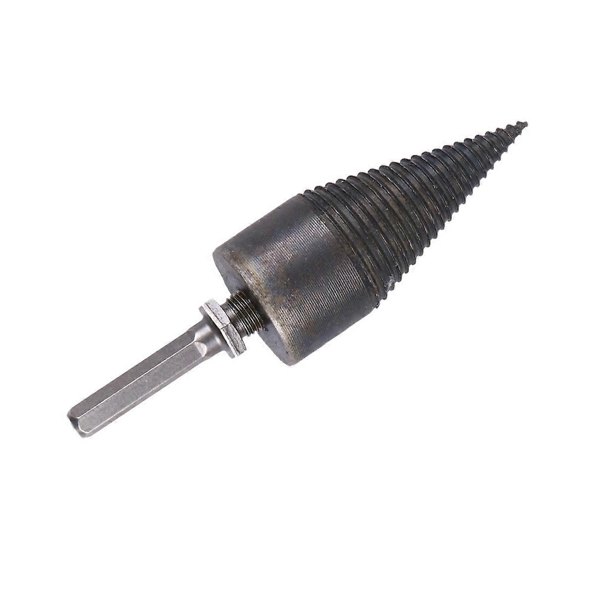 Hexagonal Wood Splitting Drill Bit – High Hardness & Wear Resistant Wood Chopping Tool with Skid Groove for Household Electric Drill – Efficient