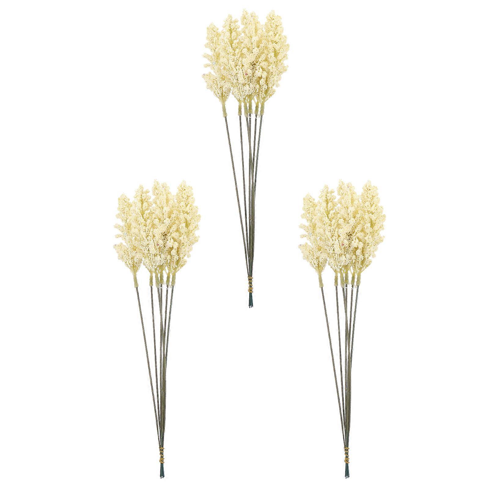 18PCS Rustic Artificial Millet Ears for Harvest Thanksgiving and Christmas