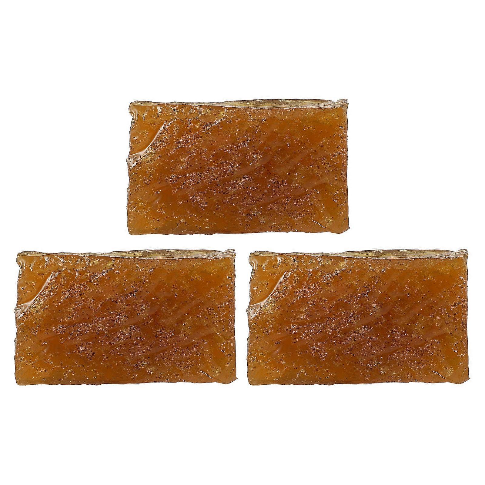 Rubber Block for Cleaning Sandpaper Extends Sandpaper Life Sandpaper Maintenance Brown 7.00X4.10X1.60cm 3Pcs