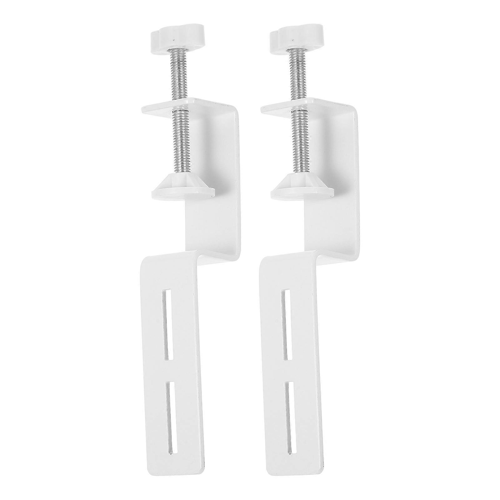 White Painted Finish C Clamp Workspace Organization Accessory For Workshop 2Pcs