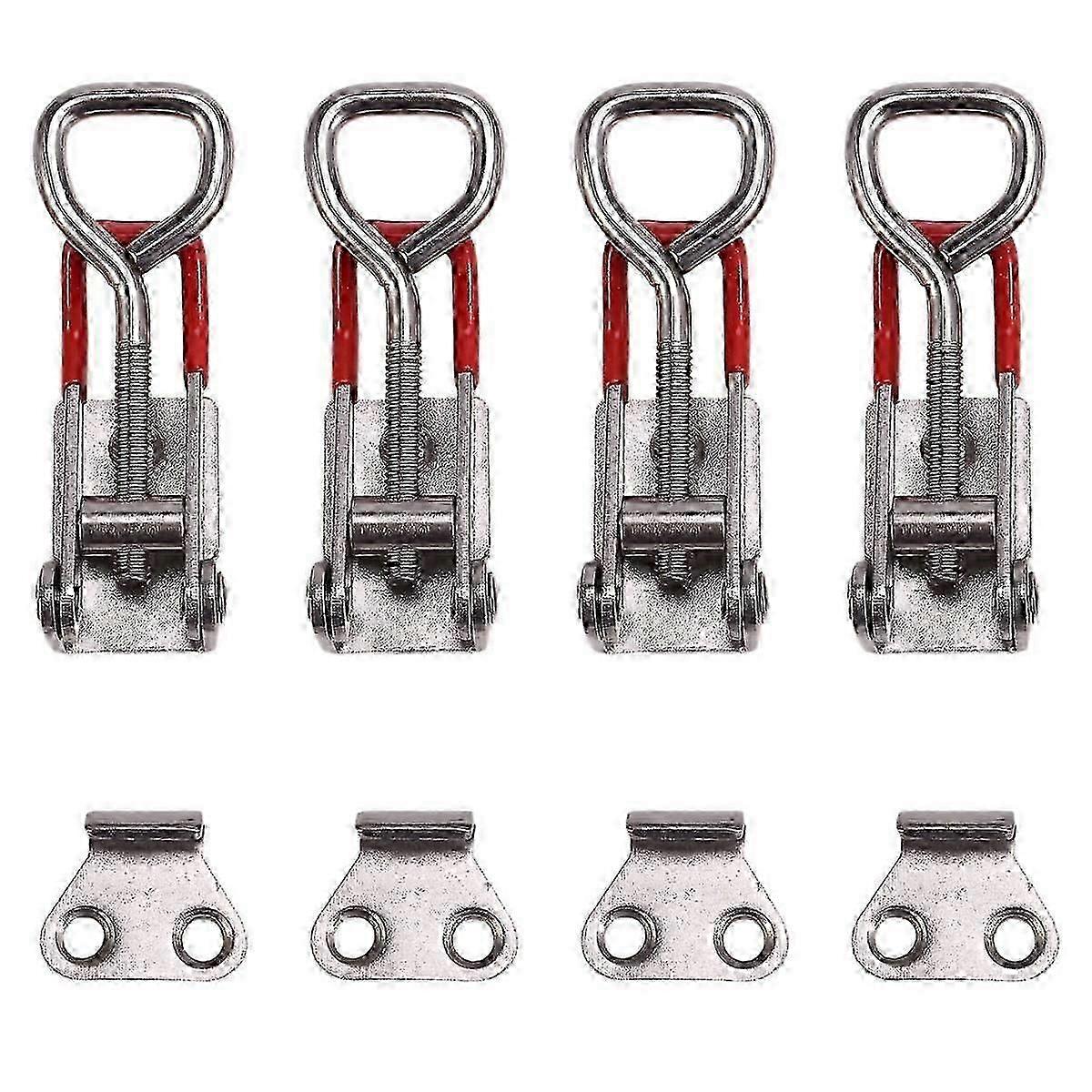 2025 Latest Model 4pcs Adjustable Toolbox Case Metal Toggle Latch Catch Clasp