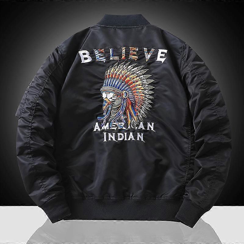 Ma1 Air Force Bomber Jacket Men's Embroidered Baseball Uniform Jacket Tooling Jacket