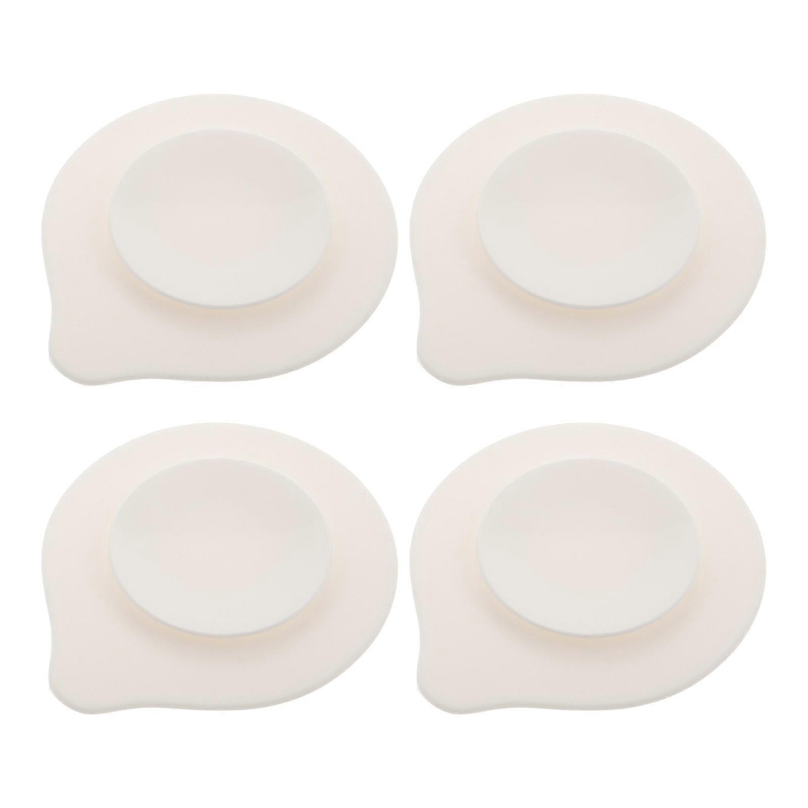 Silicone Pad For Children Tableware Sucker Stable Placement For Toddlers 4Pcs