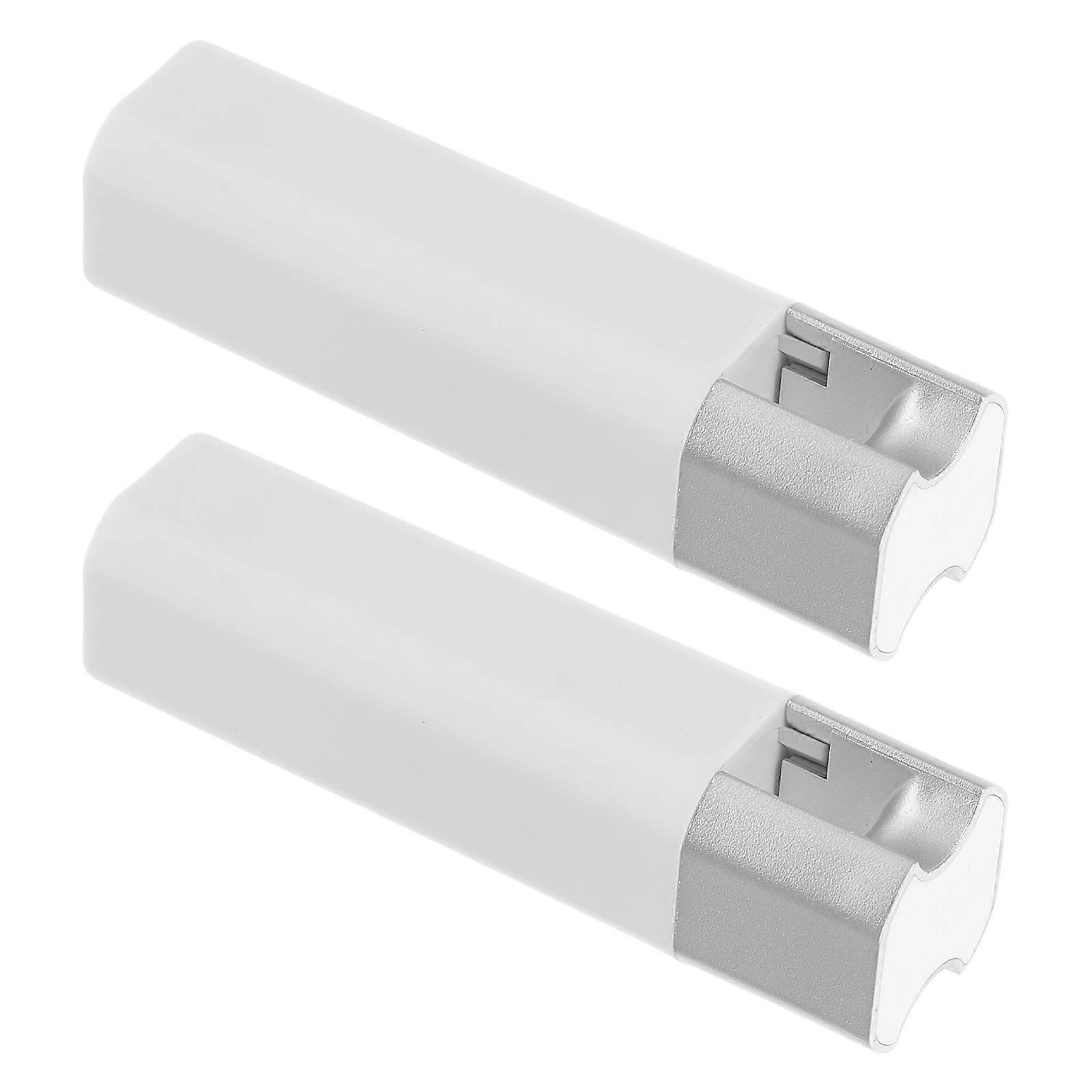 Blind Cord Pull Handles 2pcs Weighted Safety Drops for Roller Window Blinds Easy Install Replacement Knobs for Corded Treatments Silver