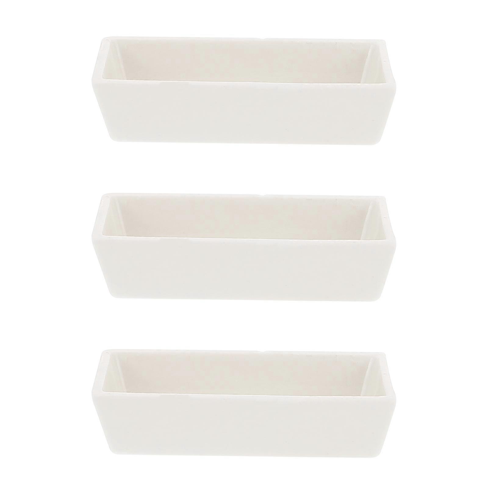 White Ceramic Sink Container for Laboratory Use with Quality 3 Pieces