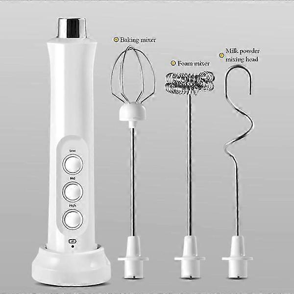 USB Charging 3-Speed Multifunctional Stainless Steel Bubble Maker