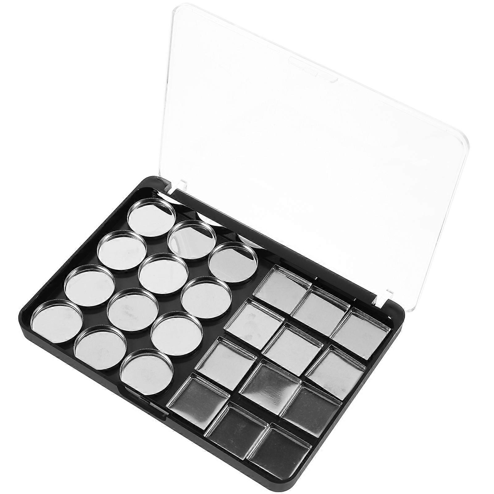 Empty Magnetic Eyeshadow Palette Makeup Accessories Travel Use Small Size Lightweight 24 Trays