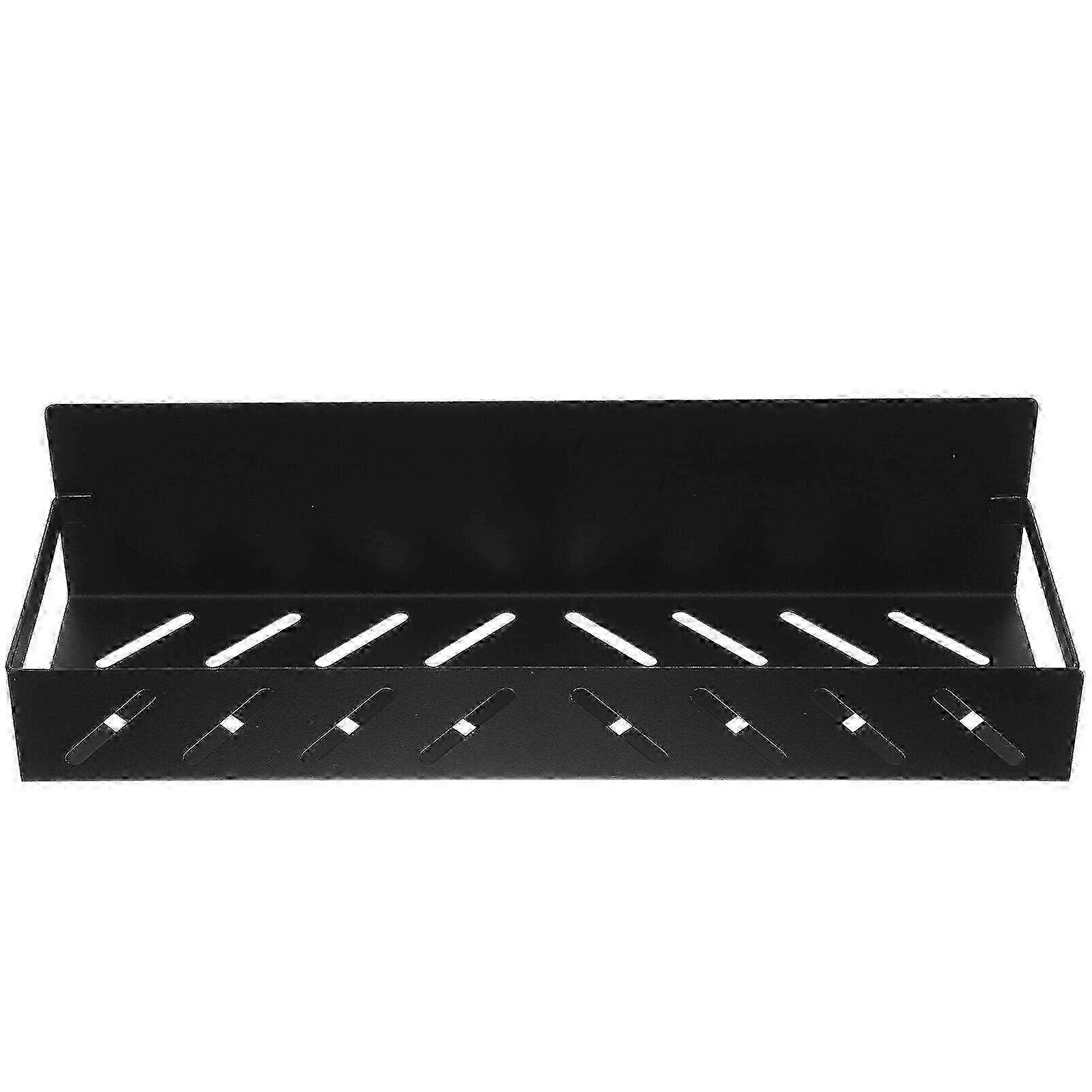 Magnetic Floating Shelf Rack for Fridge with Hooks - Space-Saving Household Storage Solution for Organizing Essentials
