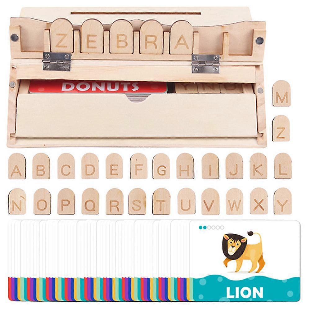 Alphabet Spelling Game Set Letter Matching Learning Tool for Cognitive Development, Parent Interaction & Early Education Fun