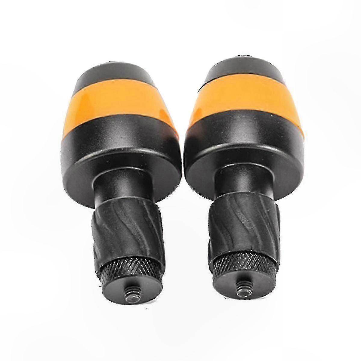 2-Pack Bike Handlebar Lights with Turn Signal and Waterproof Grip End Plugs for Cycling Safety