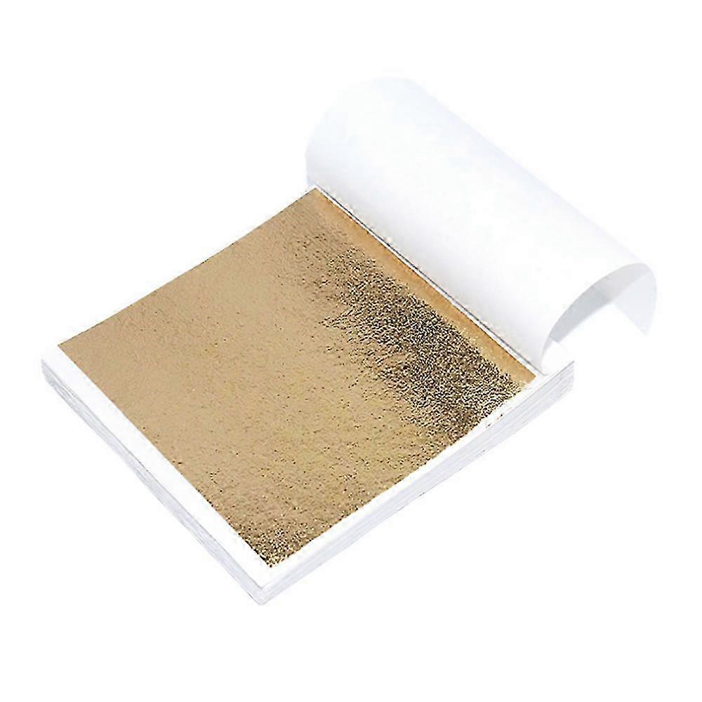 Gold Leaf Imitation for Art Project and Craft Decoration