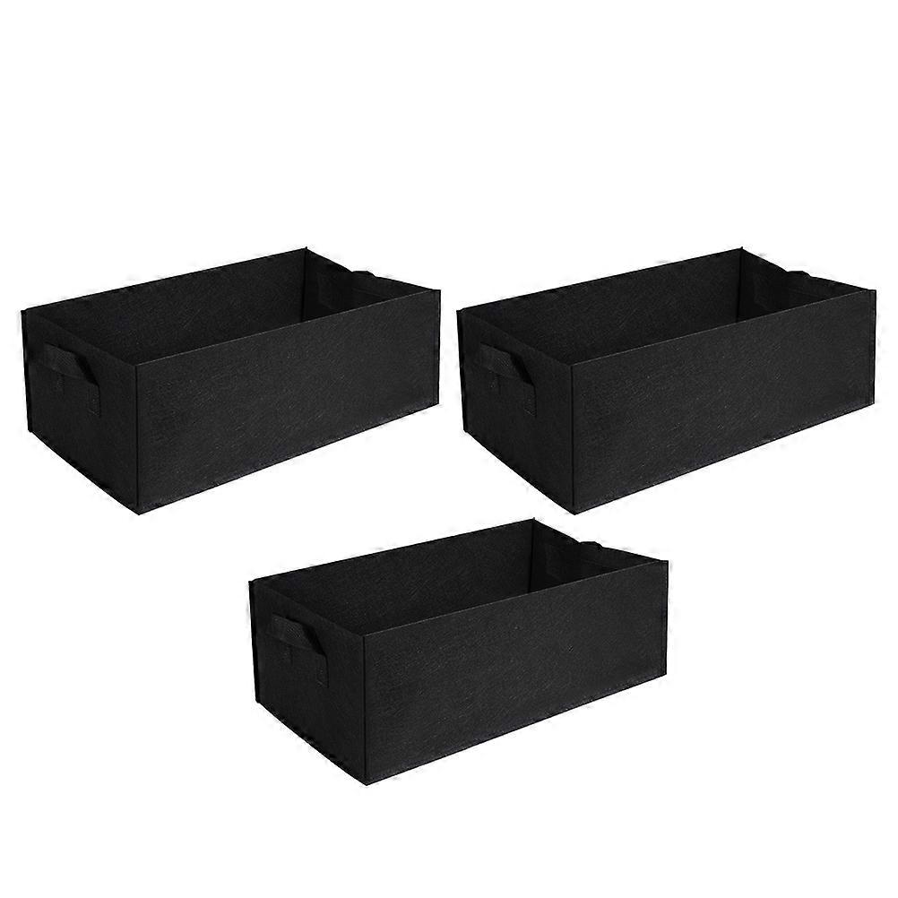 تزايد كيس المياه والمغذيات لحدائق البستنة في الهواء الطلق 30X40CM أسود 3 قطع