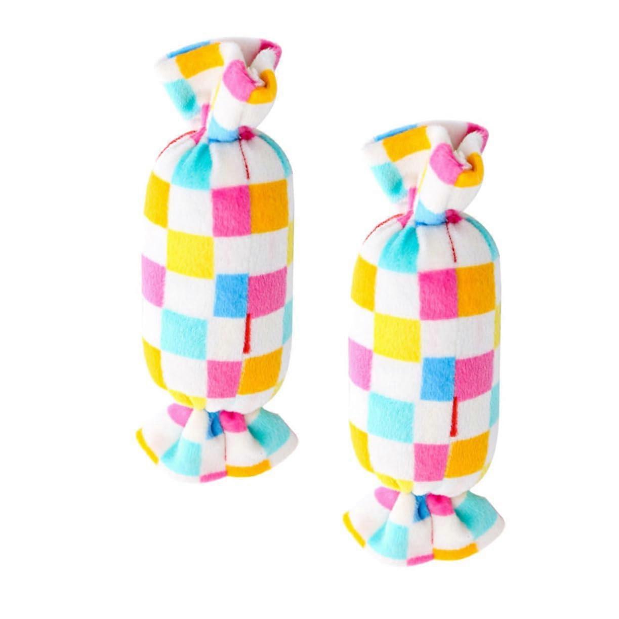 Plush Dog Chew Toys Set of 2 - Snuffle and Molar Toys for Daily Use, Soft Material, Ideal for Small and Medium Dogs