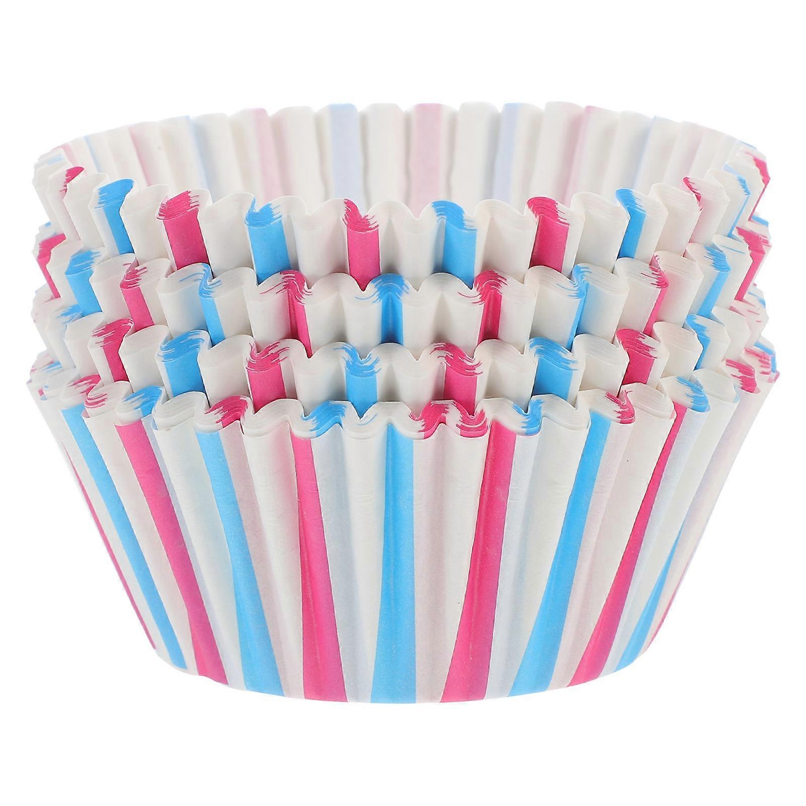 100pcs Food-grade Grease-proof Paper Baking Cups for Cake Cup Muffin Liners Assorted Color