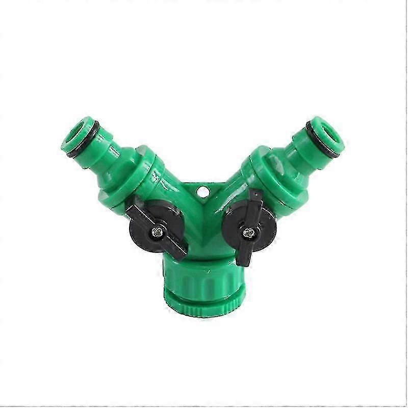 Hose Splitter Double Pass Valve Y Type Water Pipe Faucet Splitter Fittings Connector For Agriculture