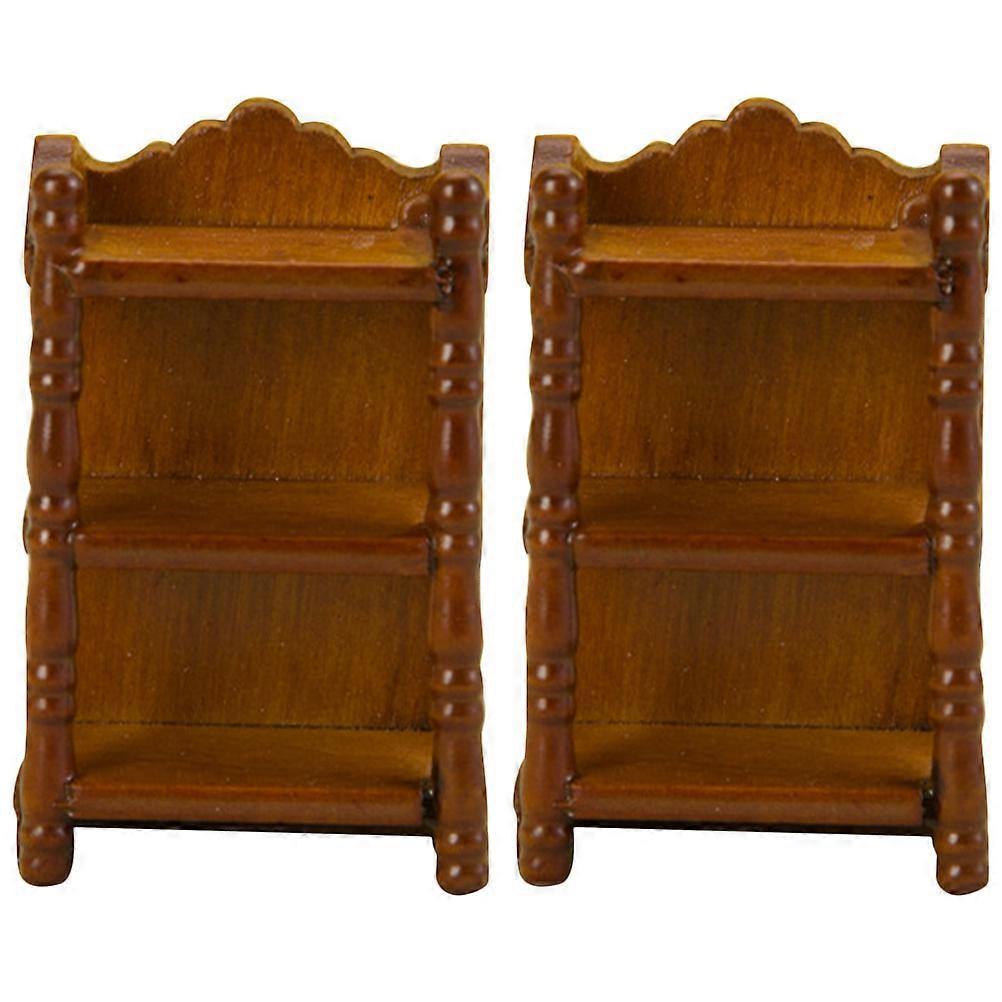 Miniature Storage Shelf for Dollhouse Furniture, Multi Functional Decor Holder for Collectors and Miniature Enthusiasts