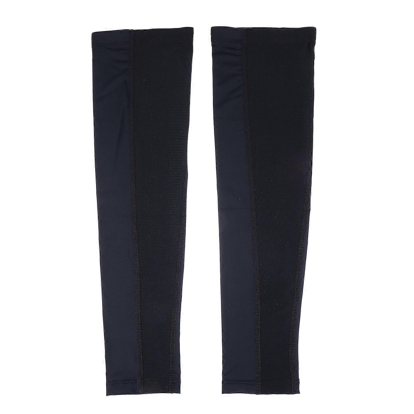 Black Arm Sleeves for Sun Protection with Great Elasticity and Heat Resistance 1 Pair