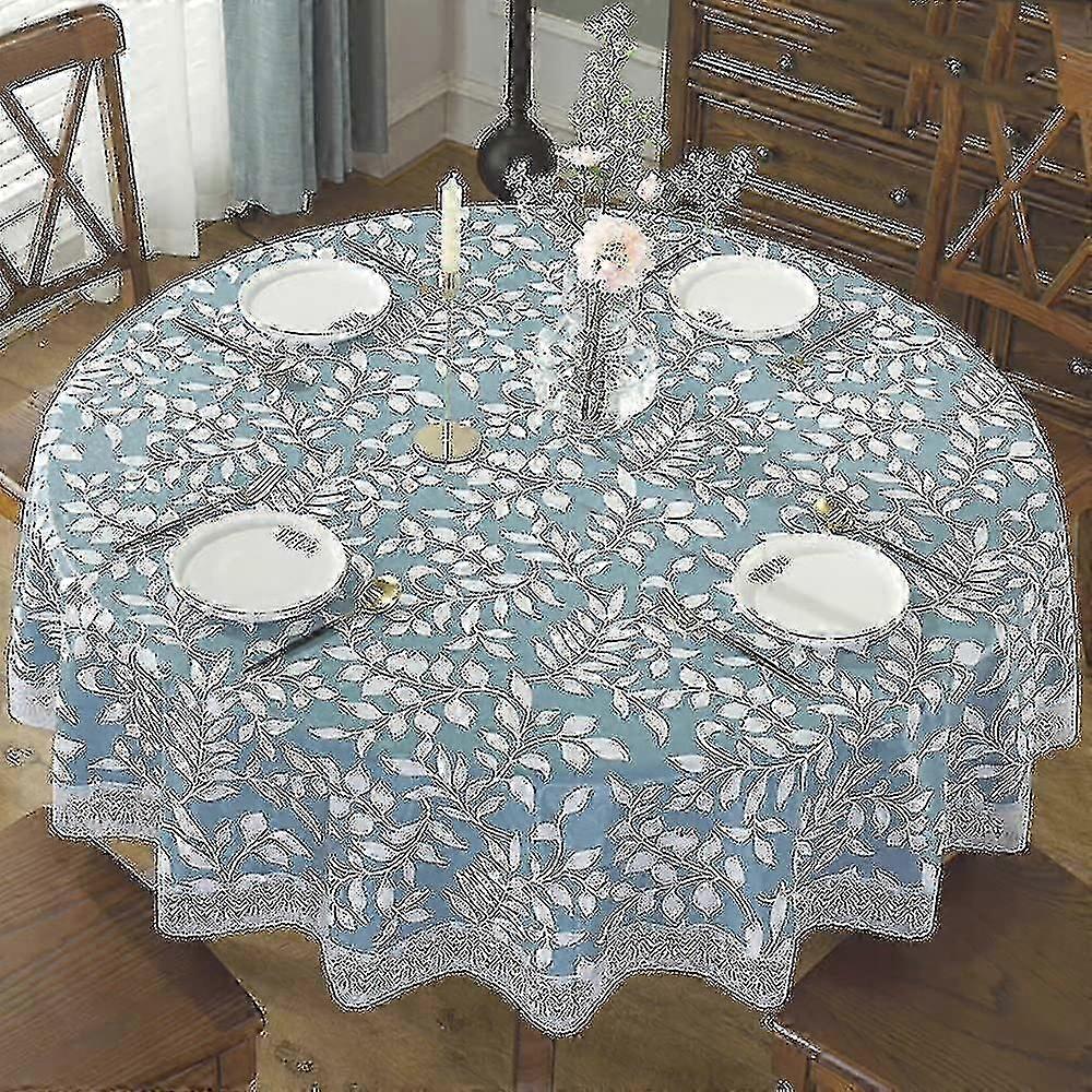 Toalha redonda de 180cm - impermeável, resistente a manchas e sem rugas