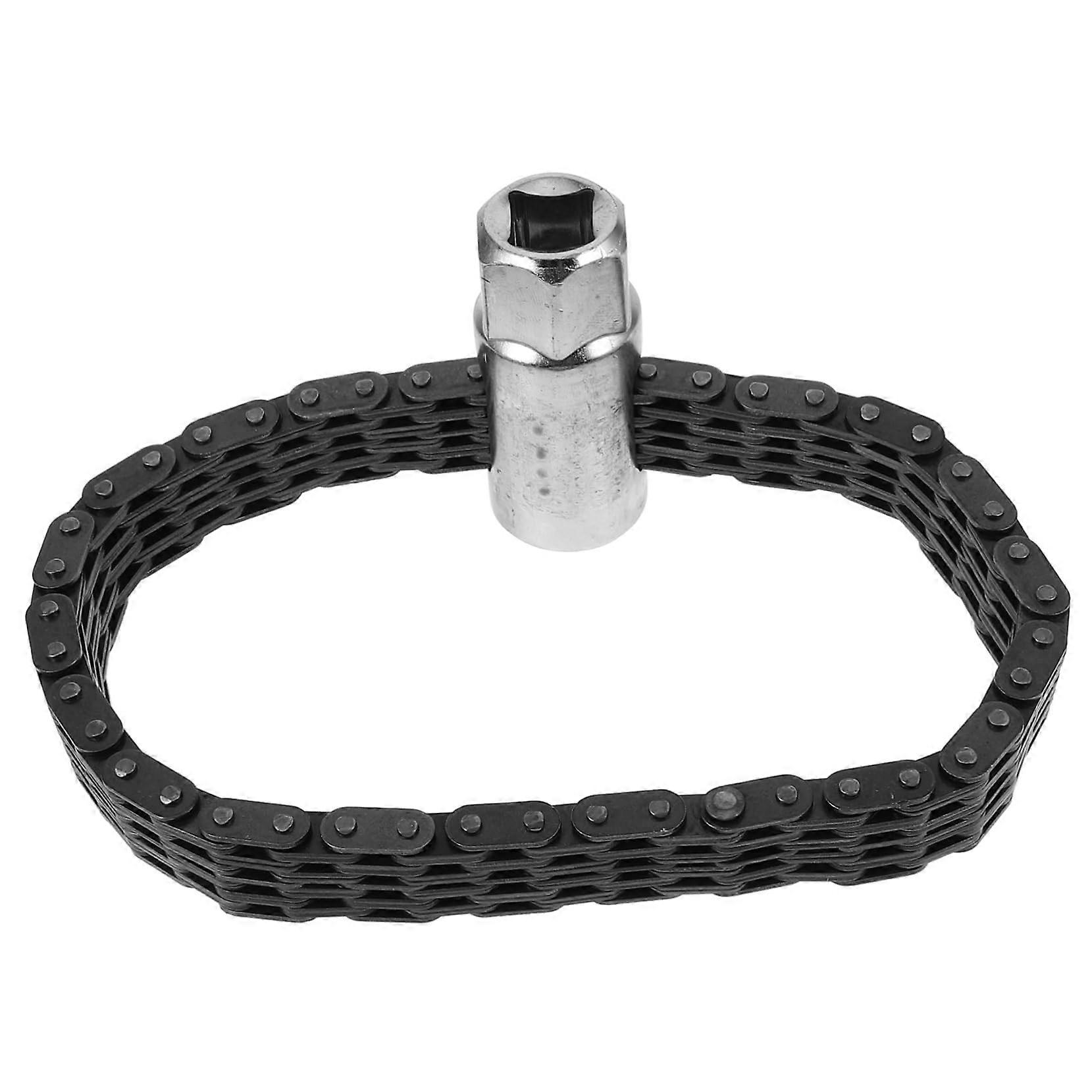 Oil Filter Wrench Chain Wrench - Professional Tool For Easy Oil Filter Replacement In Automotive And Plumbing