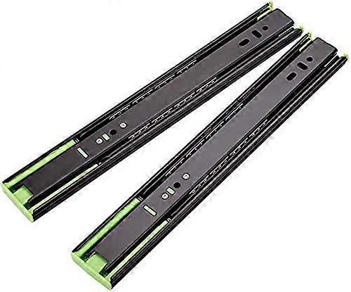 Drawer slide softclose guides, sidemounted ballbearing, fullextension, 120lb capacity.
