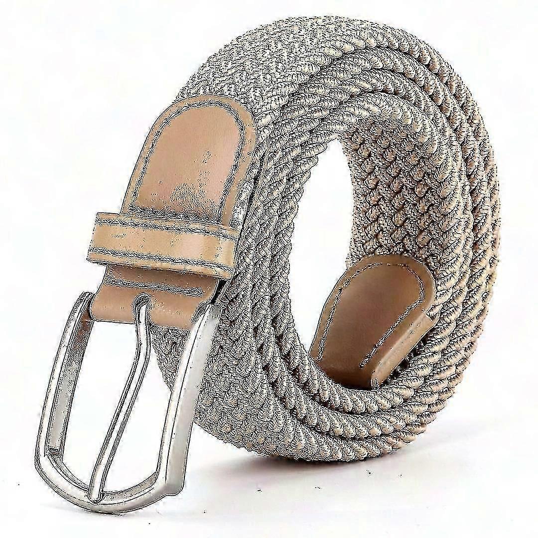 Män & Kvinnor Vävda Flätade Stretch Casual Bälten för Vardagsbruk