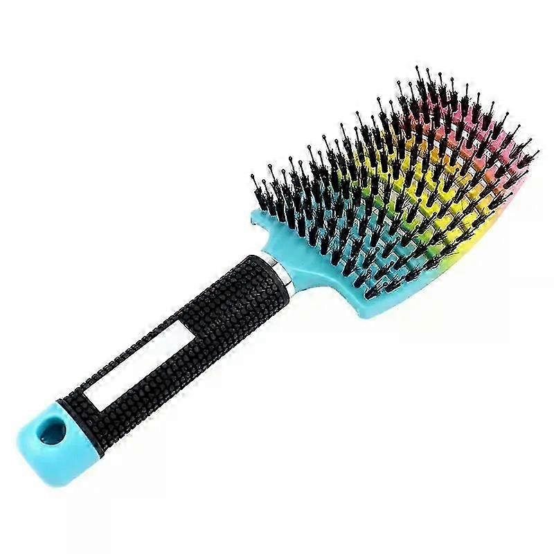Hair Brush Detangling Hairbrush Bristle&Nylon Women's Wet Curly Hair Scalp Massage Comb Salon Hairdressing Styling Tools