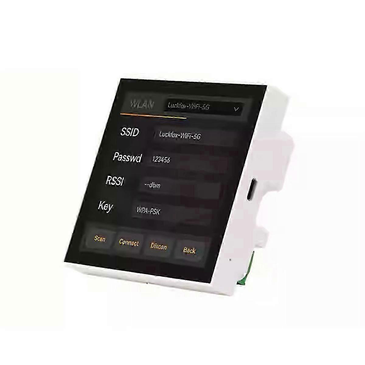 4 Inch Smart Scene Wall Switch 86-Type Touch Screen Center Control Panel RV1106G2 0.5TOPS