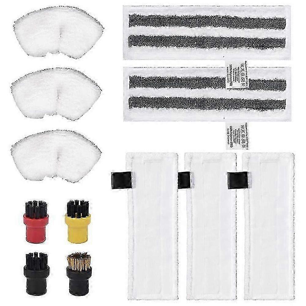 12 Piece Microfibre Cloth Set, Accessory Compatible for Steam Cleaner Easyfix SC2 SC3 SC4 SC5 DS