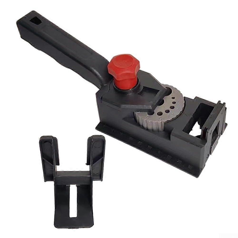 Woodworking Dowel Jig For Precise Hole Alignment And Stable Drilling With Integrated Features