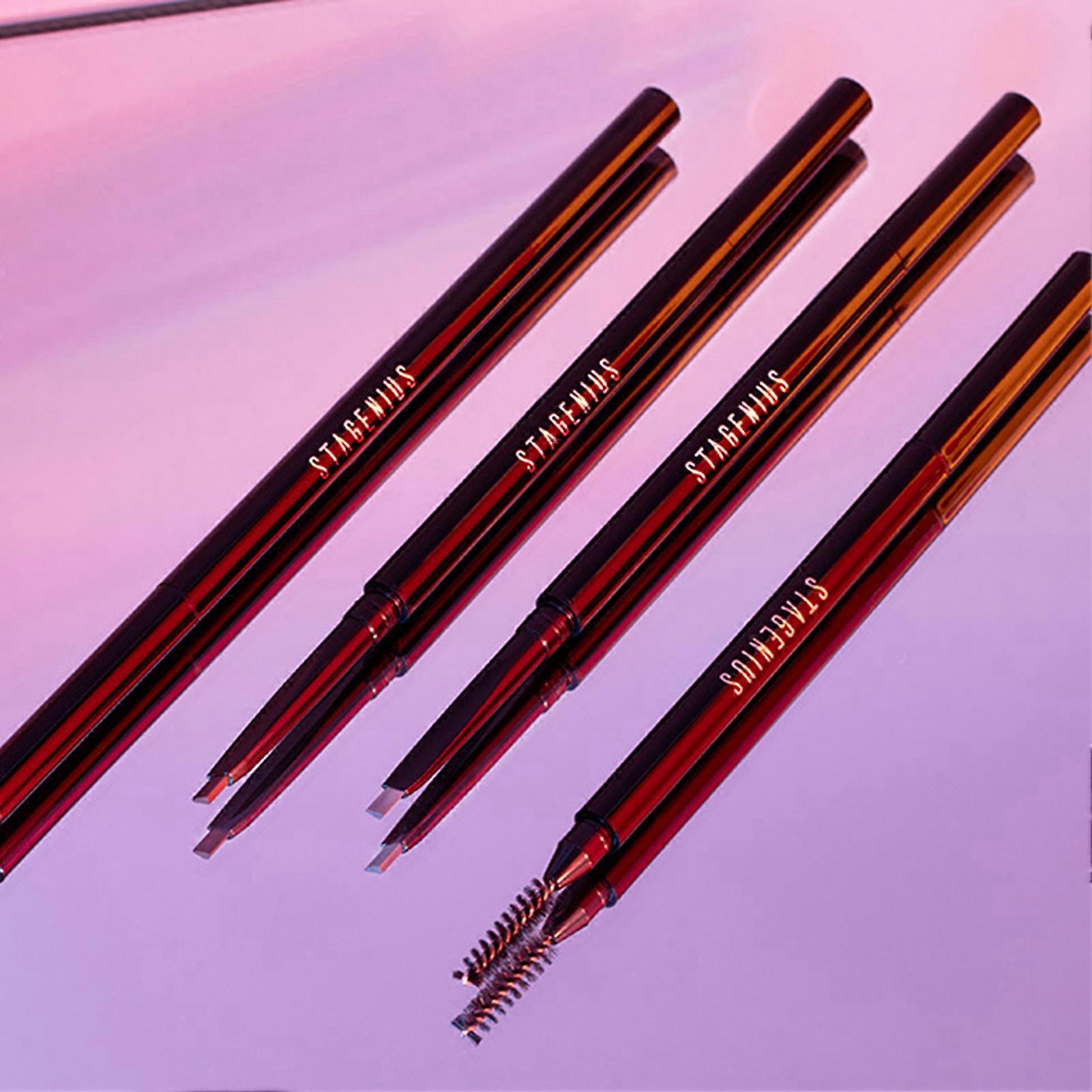 STAGENIUS 0.1g Ultra-fine Double-ended Eyebrow Pencil Fine Smooth Long-lasting Waterproof Natural Looking