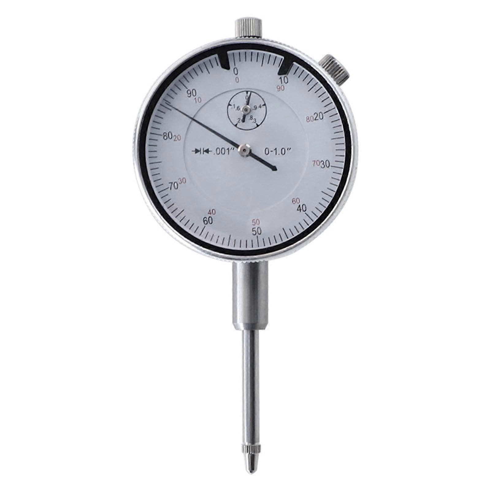 Probe Gauge Calibrating Measuring Tool, Gauge Scale Precision, 0-1 In Range, 0.001 In Graduation, Shockproof