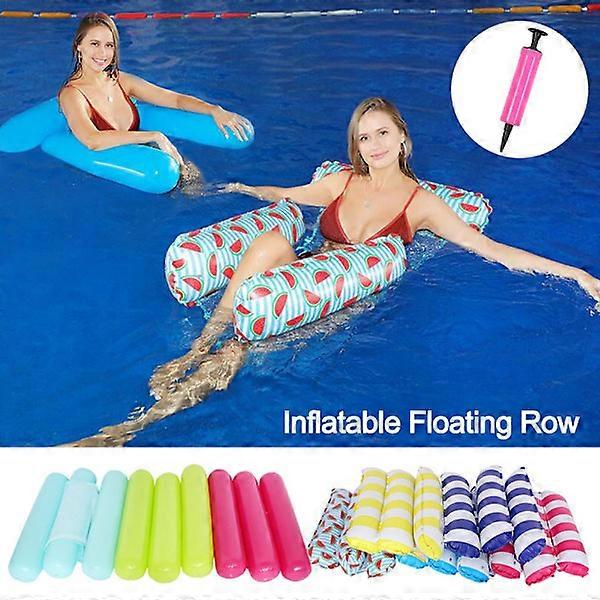 Mordely Inflatable Floating Row Float Pool Bed Pool Chair.
