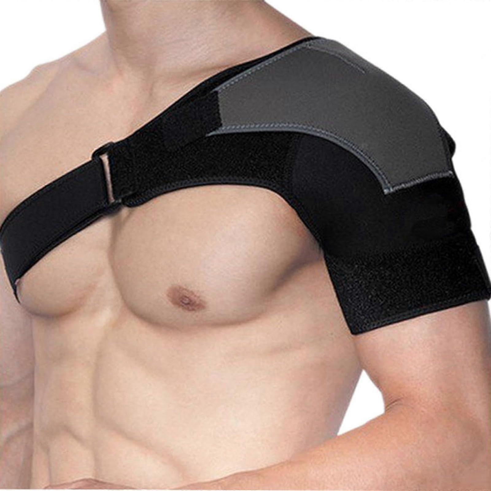 Shoulder Brace for Men and Women – Adjustable Compression Sleeves in Breathable Neoprene for Shoulder Injury Support