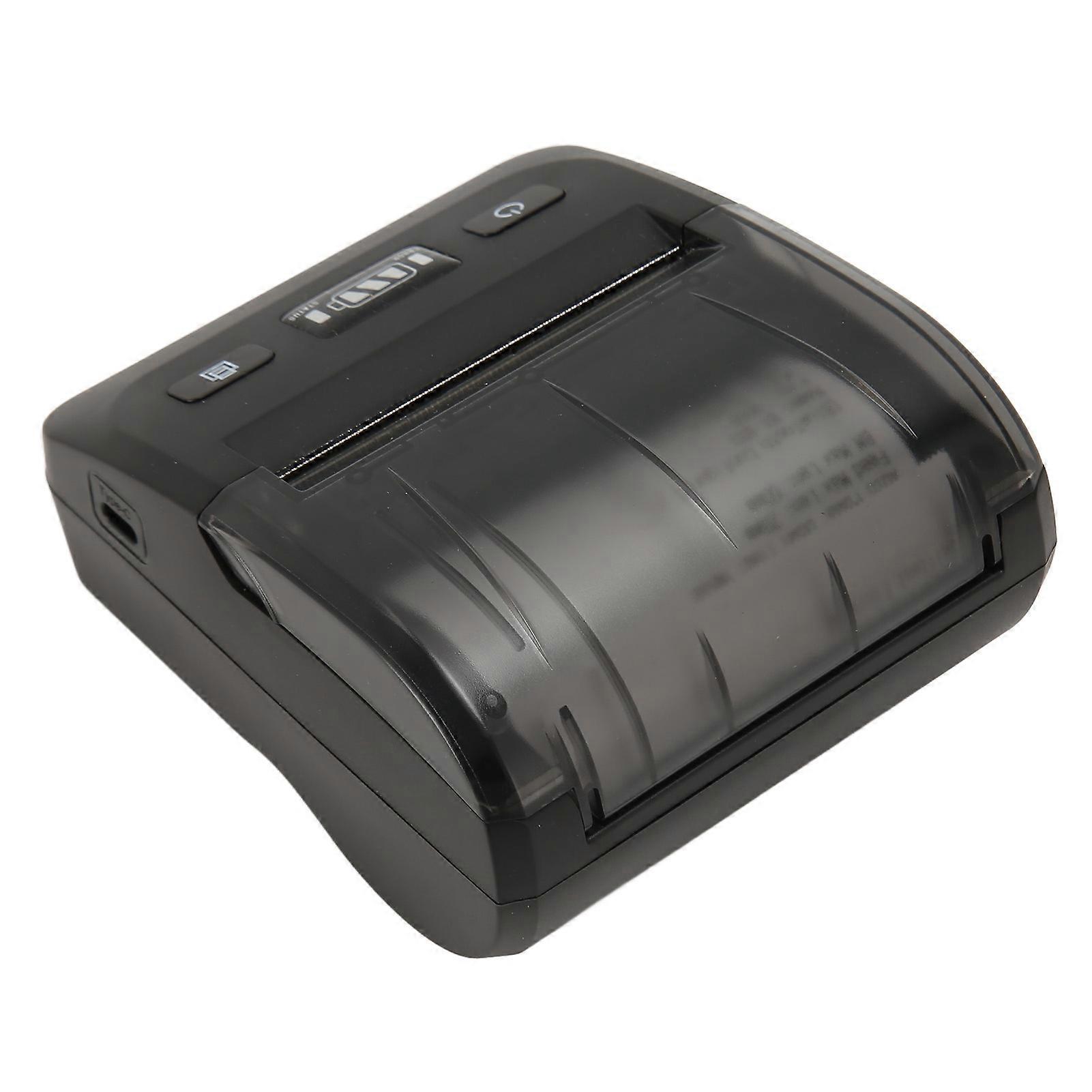 80mm Thermal Printer BT4.2 Type C 2600mAh 50-80mm/s 203DPI