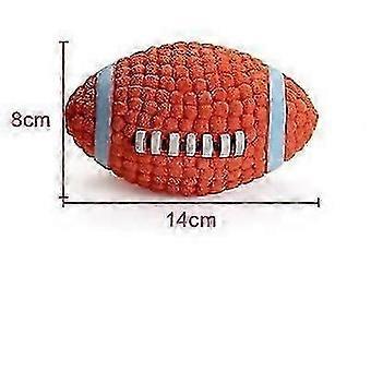 Hundebälle Quietschen Haustier Spielzeug Zahn Reinigung Biss Resistente Umweltschutz Latex Fußball Rugby Tennis Hund Kau Spielzeug