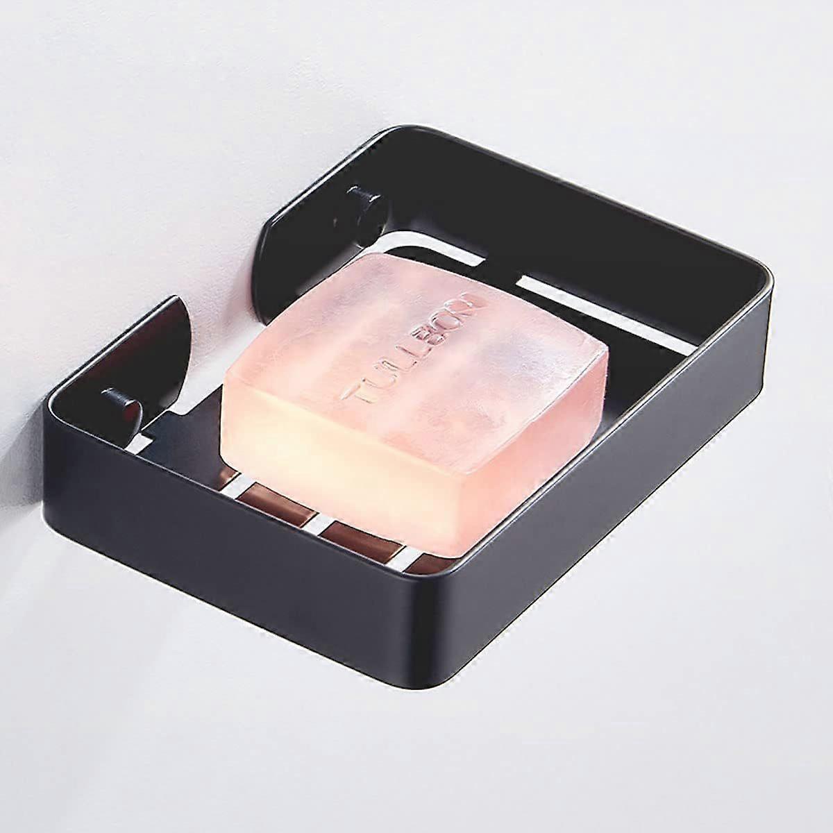 Soap holder self-adhesive black soap holder without drilling soap dish