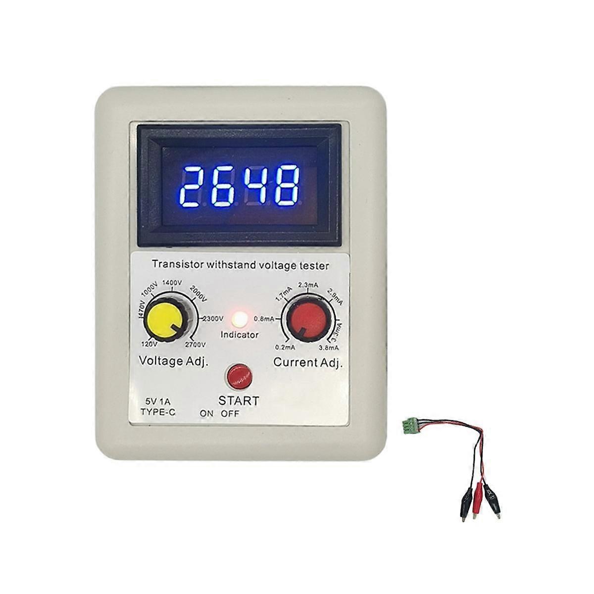 Capacità di tensione IGBT Transistor Tester Diodo MOS Triodo LED Strumento di prova di tensione Resistere Volta