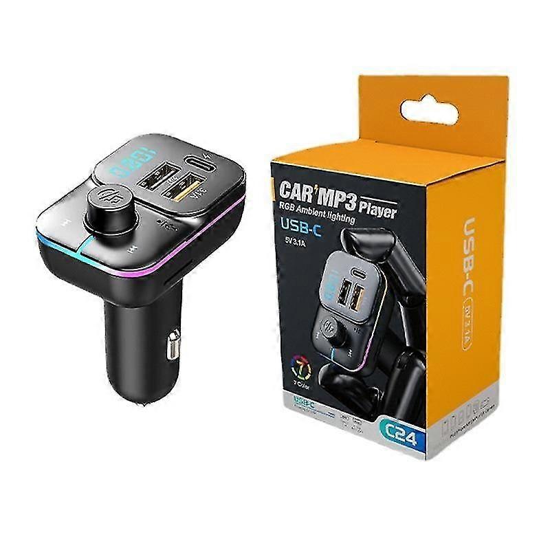 Multifunctional car bluetooth mp3 player charger