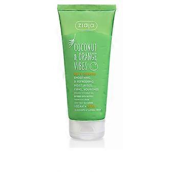 Ziaja Kokosnuss & Orange Vibes Weichmachendes und erfrischendes Körpermousse 200 ml für Frauen