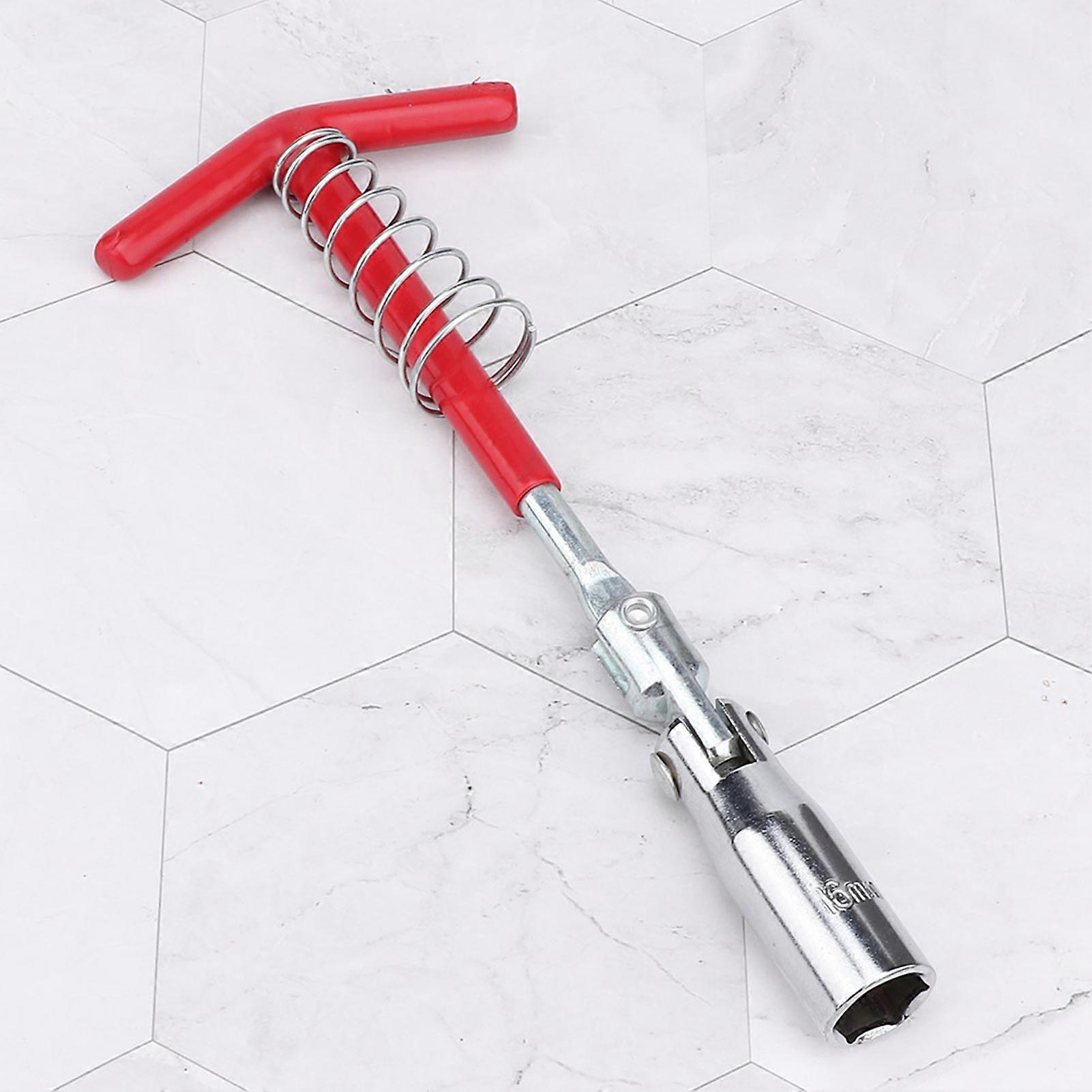 Universal Spark Plug Socket Removal Wrench with T-Handle (16mm)