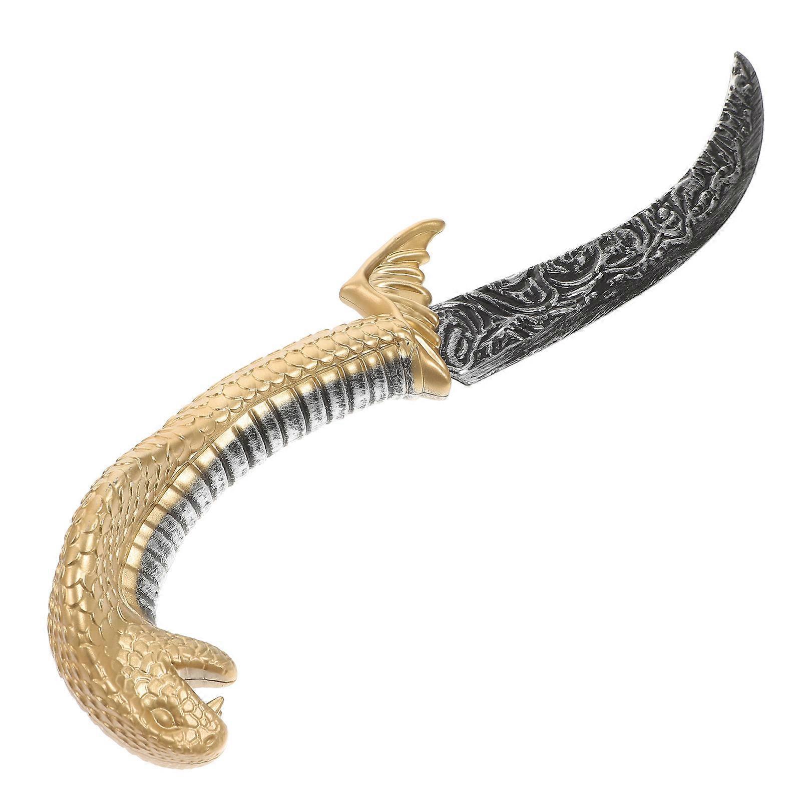 Snake Head Toy Pirate Cosplay for Kids Playing Plastic Sword
