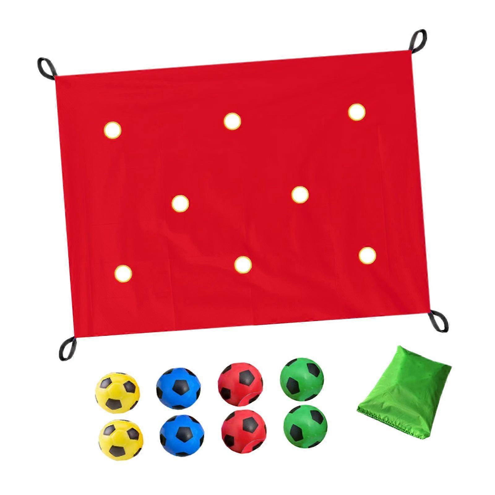 Hole Tarp Exercise Activities Coordination Interactive Outdoor with Ball Team