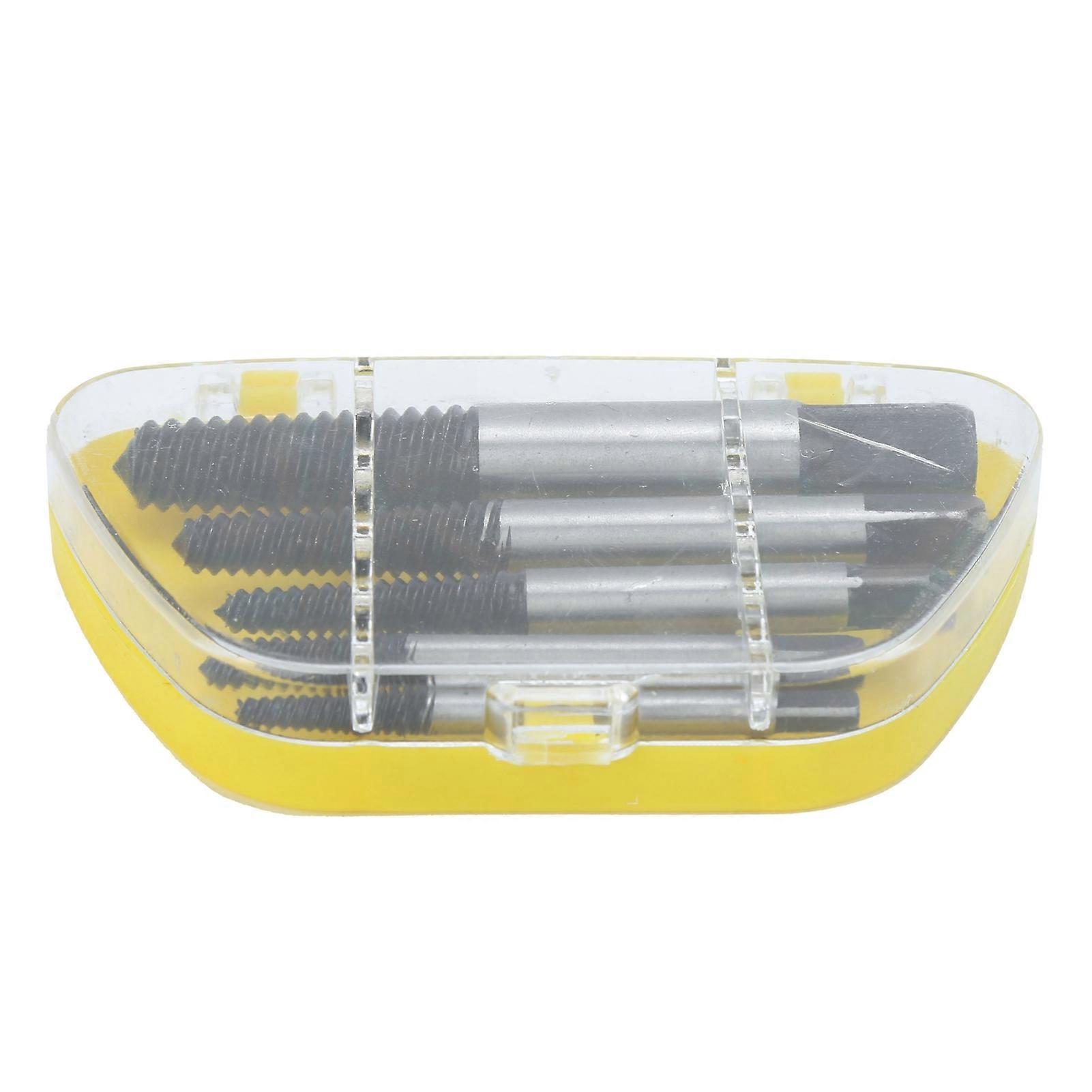 Piece Damaged Screw Extractor Drill Bit Set for Broken Bolts and Stripped Threads